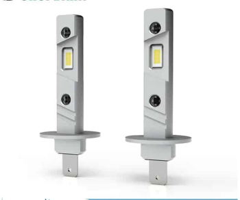 Set 2 becuri LED H1 55W lumina alb-rece 25.000 Lumeni Fara cablu 