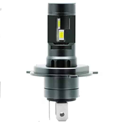 Set 2 becuri LED H4 55W lumina alb-rece 25.000 Lumeni Fara cablu si ventilator inclus 