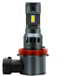 Set 2 becuri LED HB3 / 9005 55W lumina alb-rece 25.000 Lumeni Fara cablu si ventilator inclus 