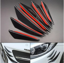 Set 6 Aripioare Ornamente Tuning Auto pentru Bara Fata 