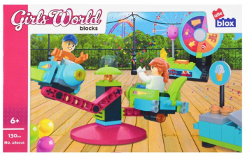 Set de constructie Alleblox Girls World - in parc - AB6026 / 547906 130 piese 6+ 