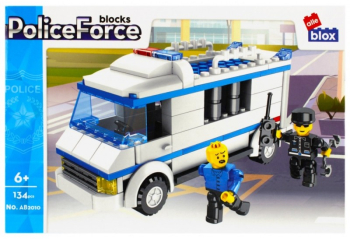 Set de constructie Alleblox Police Force - duba de politie - AB2010 / 478227 134 piese 6+ 