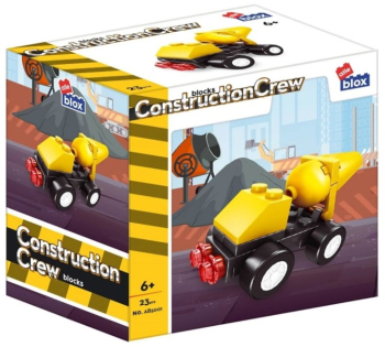 Set de constructie Alleblox Vehicule constructii 492792-96 22-24 piese 7x7x5cm +6 ani 
