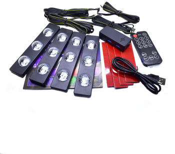 Set Lumina Ambientala Auto MRG MA12 Led Senzor RGB 