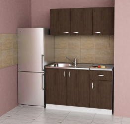 Set mobilier bucatarie Ara 120 cm Wenge 