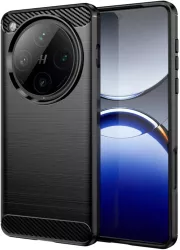 Husa pentru Oppo Find X8 Pro - Techsuit Carbon Silicone - Black 