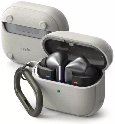 Husa pentru Samsung Galaxy Buds 3 / 3 Pro - Ringke Onyx Magnetic - Warm Gray 