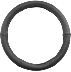 HUSA VOLAN PIELE NATURALA SEMI PERFORATA NEGRU 37-39 CM 