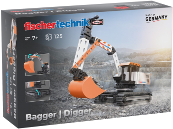 Kit STEM Excavator de asamblat si manevrat Fischertechnik 