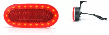 Lampa Gabarit Led 1387 W197 12V-24V Pozitie Rosu Was 
