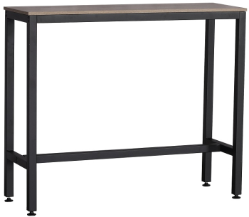 Masa bar Hogland negru si stejar antichizat 120x40x100 cm 