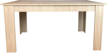 Masa dining 6 persoane Astoria stejar alb 150x90x74 cm 