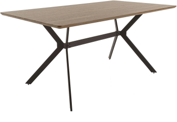Masa dining Rejka cires si negru 150x90x75 cm 