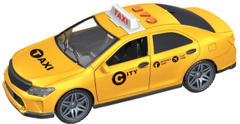 Masina taxiu galbena cu lumini si sunete usile se deschid pentru copii ATS 