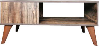 Masuta cafea Retro maro 100x50x45 cm 