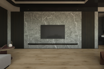 Panou decorativ SPC gri 280x60x0 37 cm 