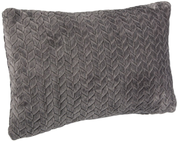 Perna decorativa Zola pofoasa dreptunghiulara 54x35 cm gri 