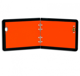 PLACA ADR 300X120 MM ALUMINIU PLIABILA VERTICAL HICO 