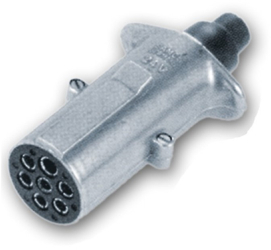 PRIZA 24V 7 PINI TATA ALUMINIU TIP N HICO 