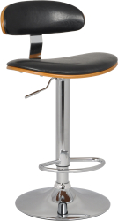Scaun bar Ares negru 49x42x84-105 cm 