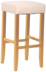 Scaun bar Flora bej 38x38x75 cm 
