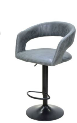 Scaun bar Giro Gri 55x54x80-107 cm 