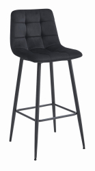 Scaun Bar Simon Catifea Neagra 