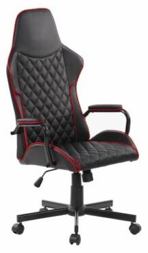 Scaun de birou directorial US132 Negru 65x58x113/125 cm 