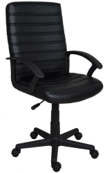 Scaun de birou directorial US72 Rilke negru 58x60.5x97.5-109 cm 