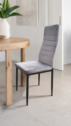 Scaun living Line gri 40x48x96 cm 