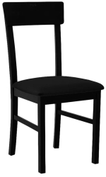 Scaun living/bucatarie Leonix 1 negru 40x43x90 cm UnicSpot 