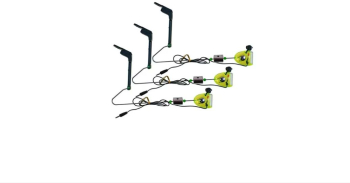 Set 3 swingere cu tija contragreutate si mufa jack pentru conectare la senzori