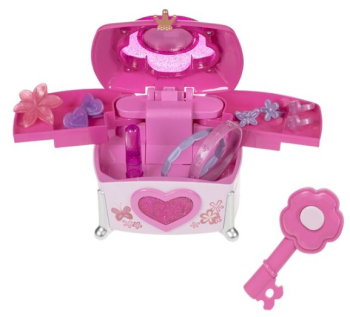 Set cutie pentru bijuterii cu sunet si lumina 12 piese 3 ani+ 