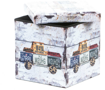 Taburet Design Truck multicolor 38x38x37.5 cm 