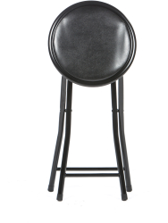 Taburet pliant Malaga negru 30x30x45 cm