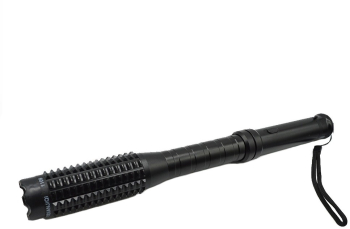 Baston Dur Aluminiu Klausstech 370 Mm Cu Electrosoc Si Lanterna 1300 Kv 600 Grame Negru 