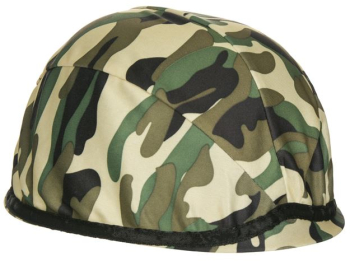 Casca Jucarie Militara cu Stofa Camuflaj 
