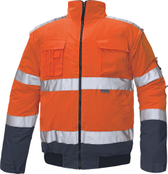 CERVA - Jacheta CLOVELLY HV galben/albastru mas. 3XL 0301007191006 