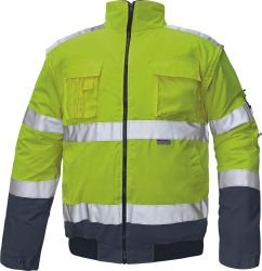 CERVA - Jacheta CLOVELLY HV galben/albastru mas. XL 0301007172004 