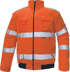 CERVA - Jacheta CLOVELLY HV portocaliu mas. XXL 0301007190005 