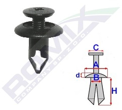 Clema Pentru Motocicleta Hondaset 10 Buc 