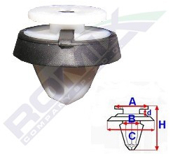 Clips Tapiterie Pentru Skoda Set 10 Buc 