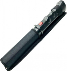 Lanterna cu Electrosoc KlaussTech KL809 Accesorii Incluse Material Rezistent Negru 