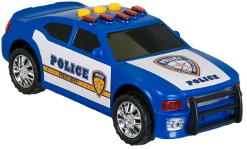 Masina de politie cu sunete si lumini Albastra 16 cm 19x9x9 cm 3 ani + 