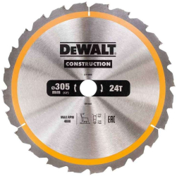 Panza de ferastrau circular CONSTRUCTION 305x30 mm Z 24 Dewalt 