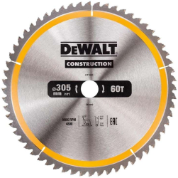 Panza pentru fierastrau circular CONSTRUCTION 305 x 30 mm Z 60 Dewalt 