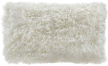 Perna alba imitatie blanita artificiala 50 x 30 cm
