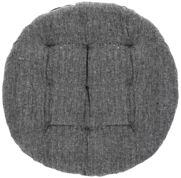 Perna gri rotunda pentru scaun cu doua fete 38x5 cm 