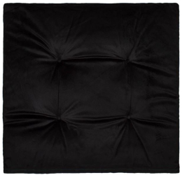 Perna neagra pentru scaun imitatie catifea patrata 38x38x4 