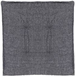 Perna patrata gri pentru scaun cu doua fete 40x40x5 cm 